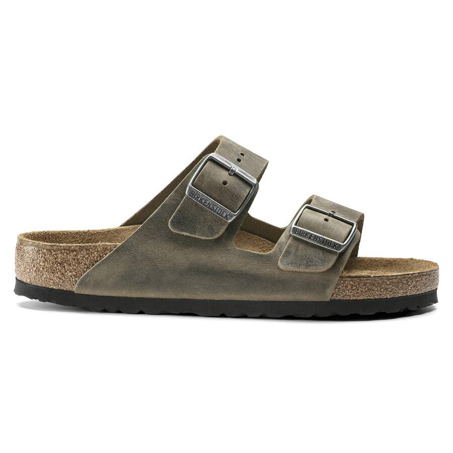 Arizona Soft Footbed Natural Leather Oiled - Faded Khaki