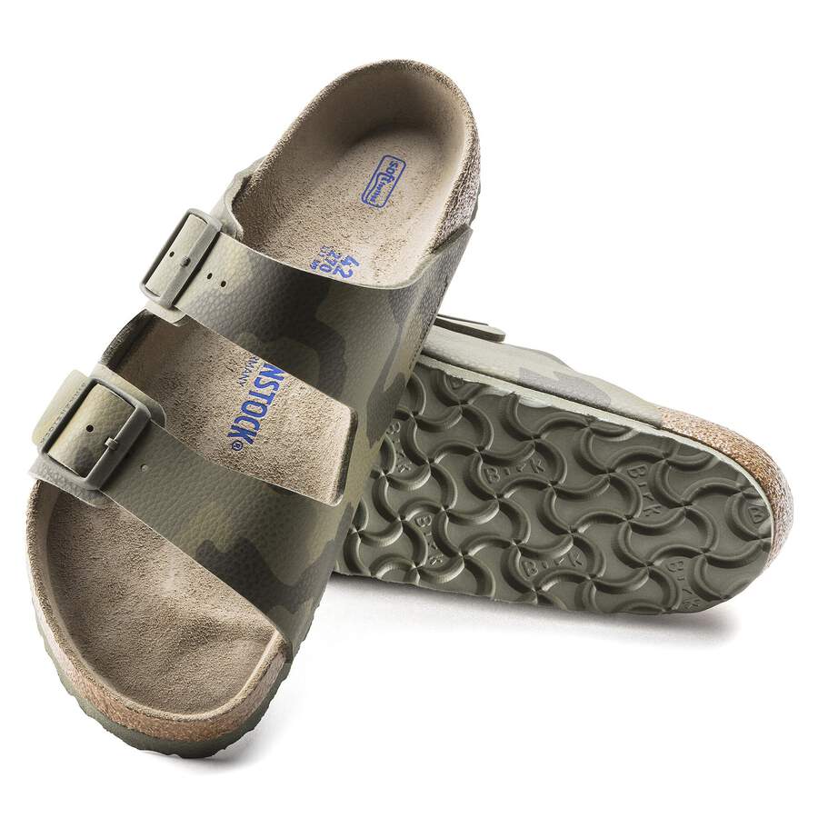 Arizona Soft Footbed Birko-Flor - Desert Soil Camo Green