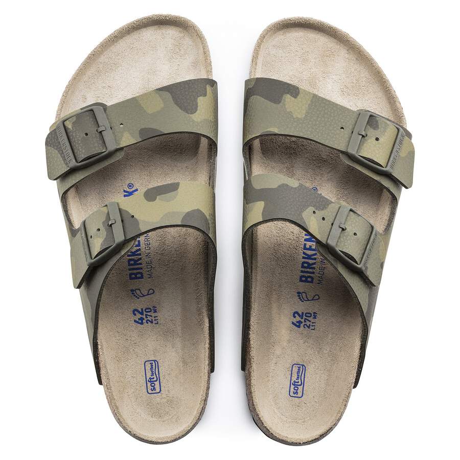 Arizona Soft Footbed Birko-Flor - Desert Soil Camo Green