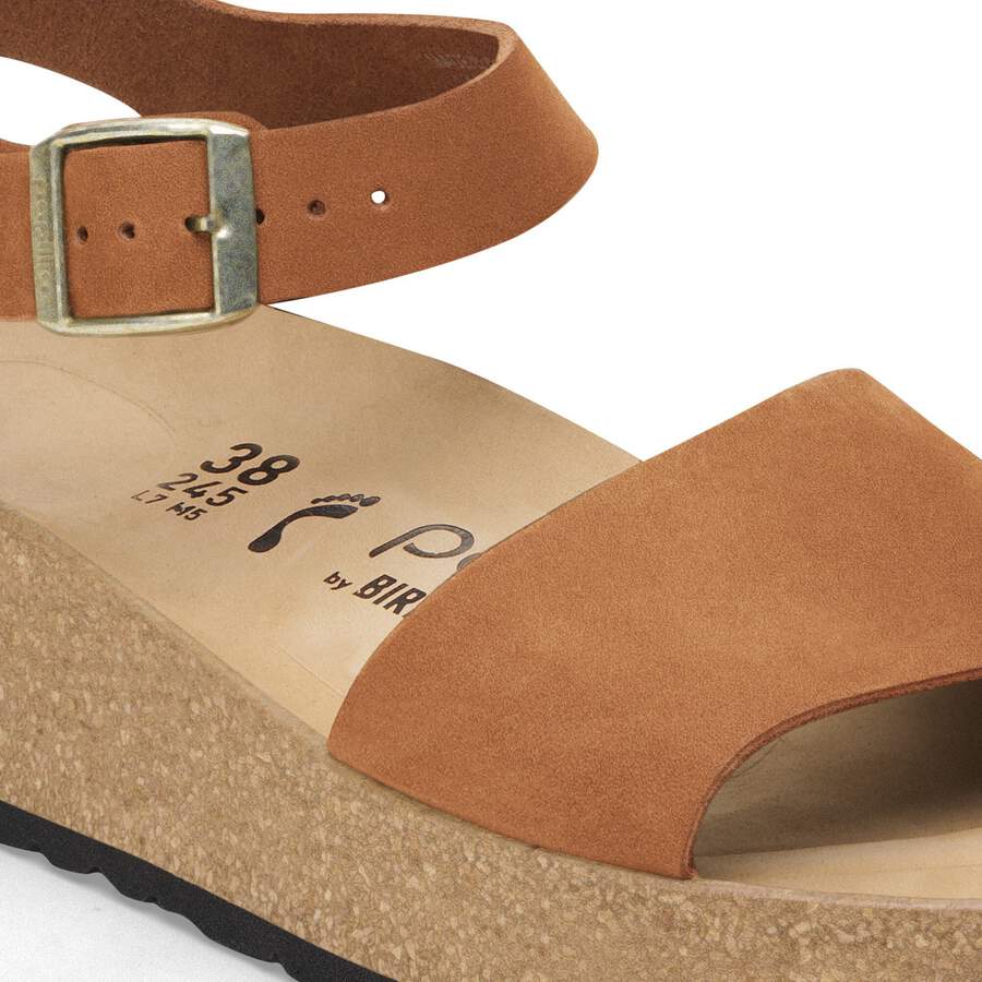 Glenda Nubuck Leather - Pecan