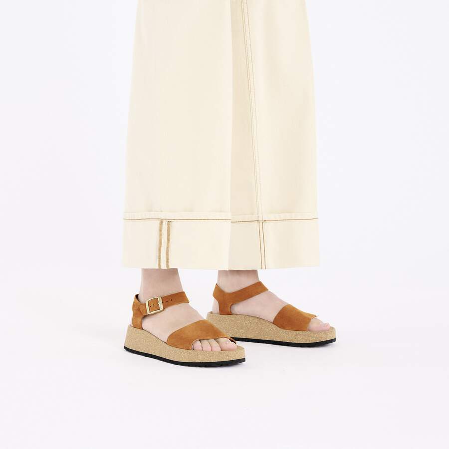Glenda Nubuck Leather - Pecan