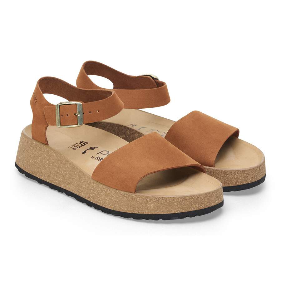 Glenda Nubuck Leather - Pecan