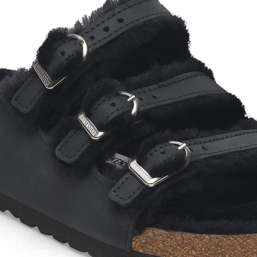 Florida Fresh Shearling Natural Leather Oiled - Black