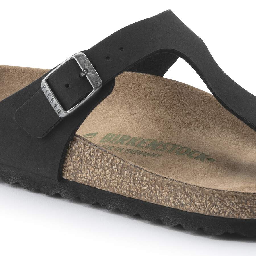 Gizeh Vegan  Birko-Flor Nubuck - Black