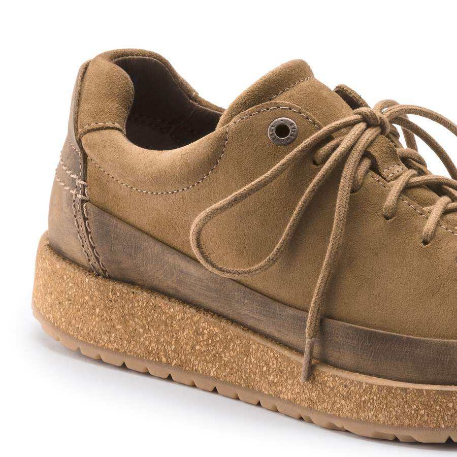 Honnef Low Suede Leather - Dark Tea