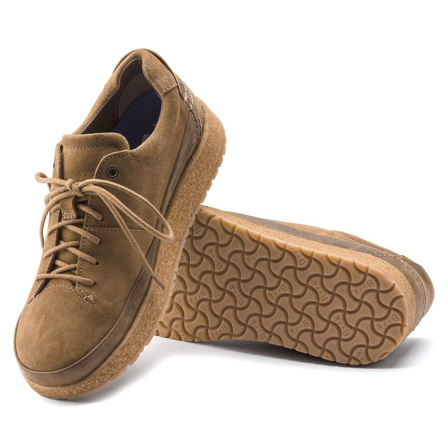 Honnef Low Suede Leather - Dark Tea