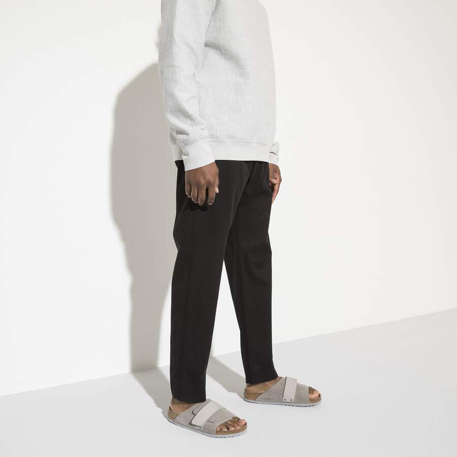 Kyoto Nubuck Leather/Suede - Stone Coin