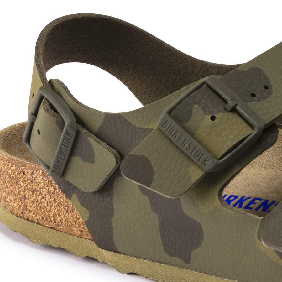 Milano Soft Footbed Birko-Flor - Desert Soil Camouflage Green