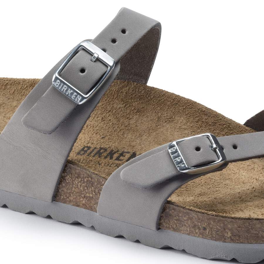 Mayari Nubuck Leather - Dove Gray