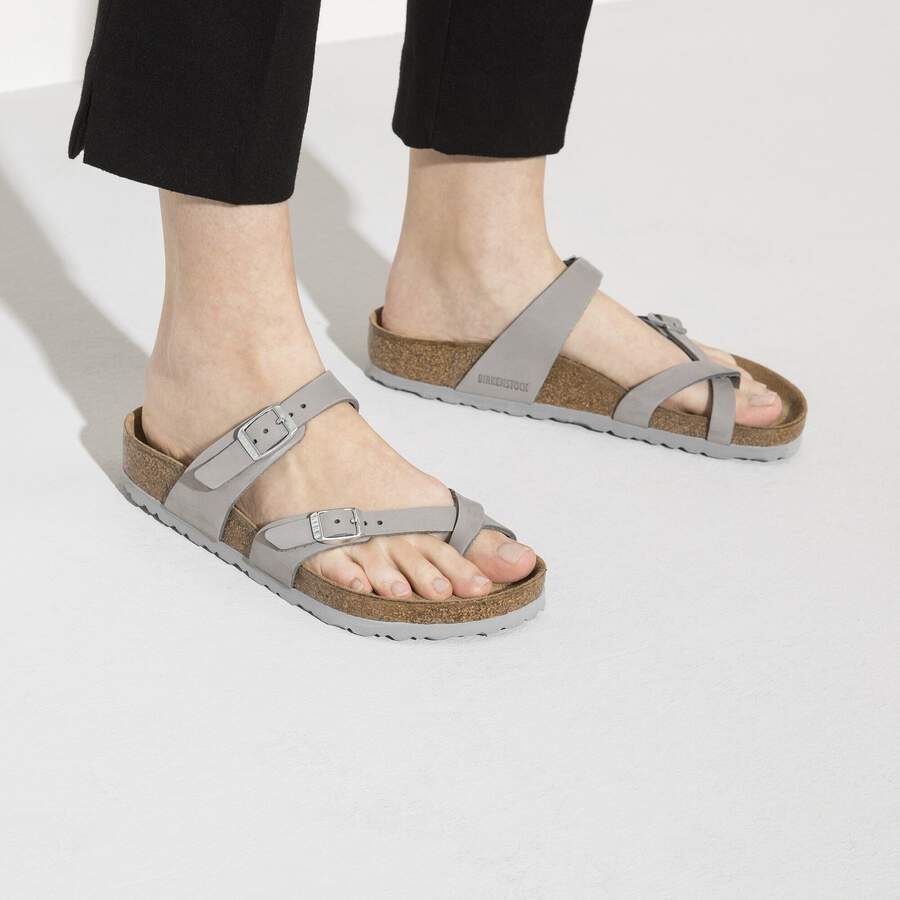 Mayari Nubuck Leather - Dove Gray