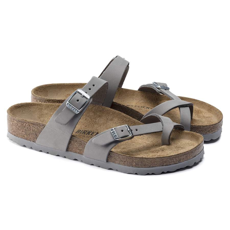 Mayari Nubuck Leather - Dove Gray