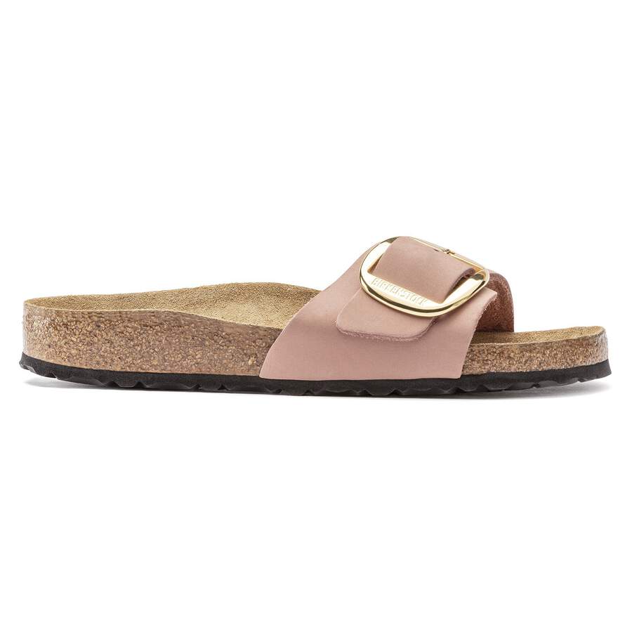 Madrid Big Buckle Nubuck Leather - Old Rose