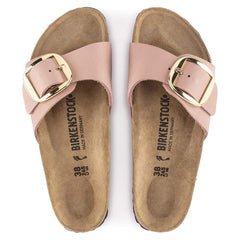 Madrid Big Buckle Nubuck Leather - Old Rose