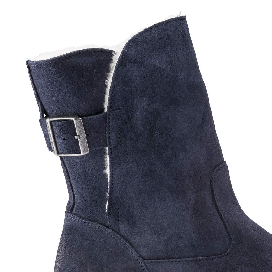 Uppsala Shearling Suede Leather - Navy