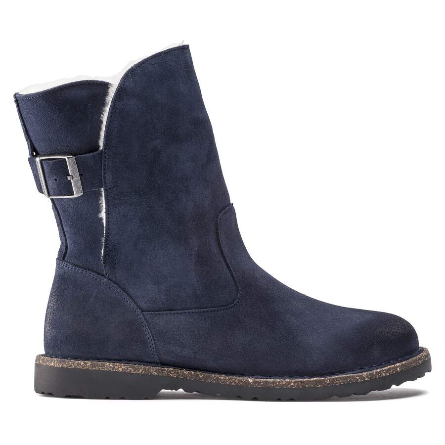 Uppsala Shearling Suede Leather - Navy