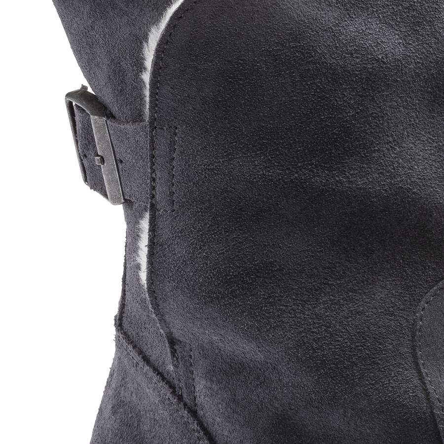 Uppsala Shearling Suede Leather - Graphite