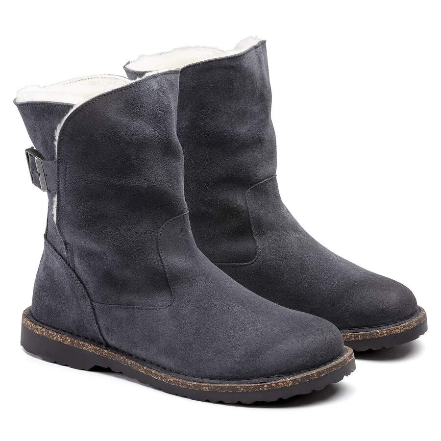 Uppsala Shearling Suede Leather - Graphite