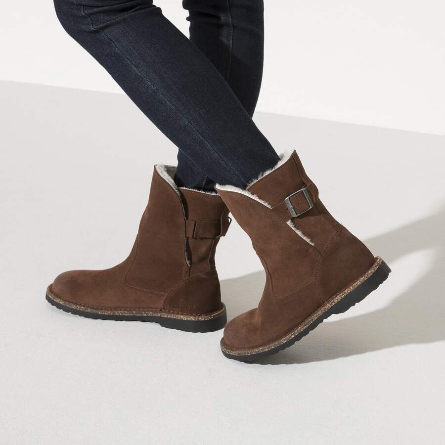 Uppsala Shearling Suede Leather - Espresso