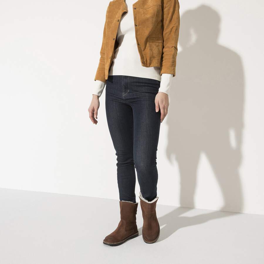 Uppsala Shearling Suede Leather - Espresso