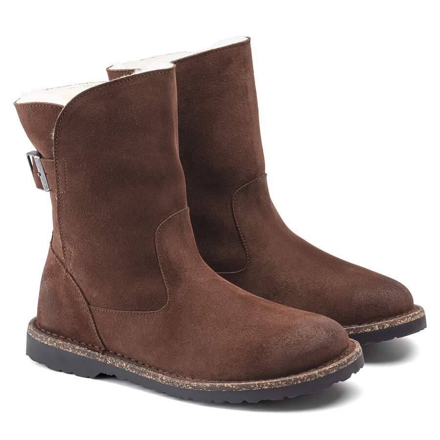 Uppsala Shearling Suede Leather - Espresso