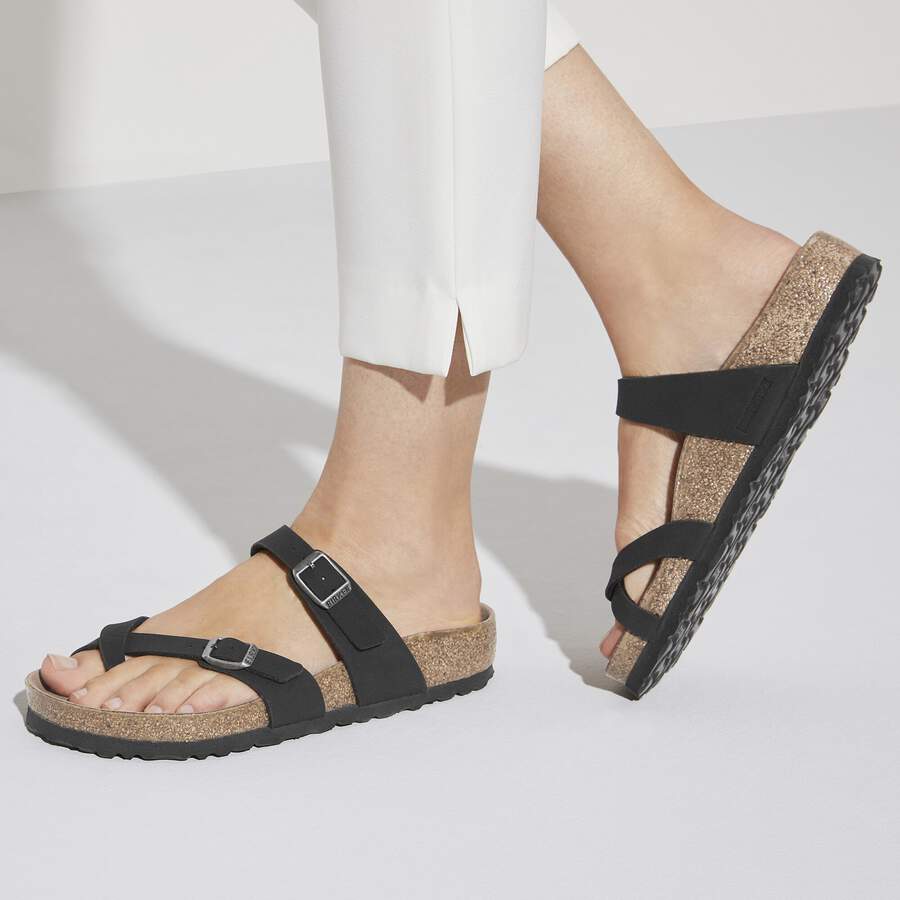 Mayari Vegan Birko-Flor Nubuck - Black