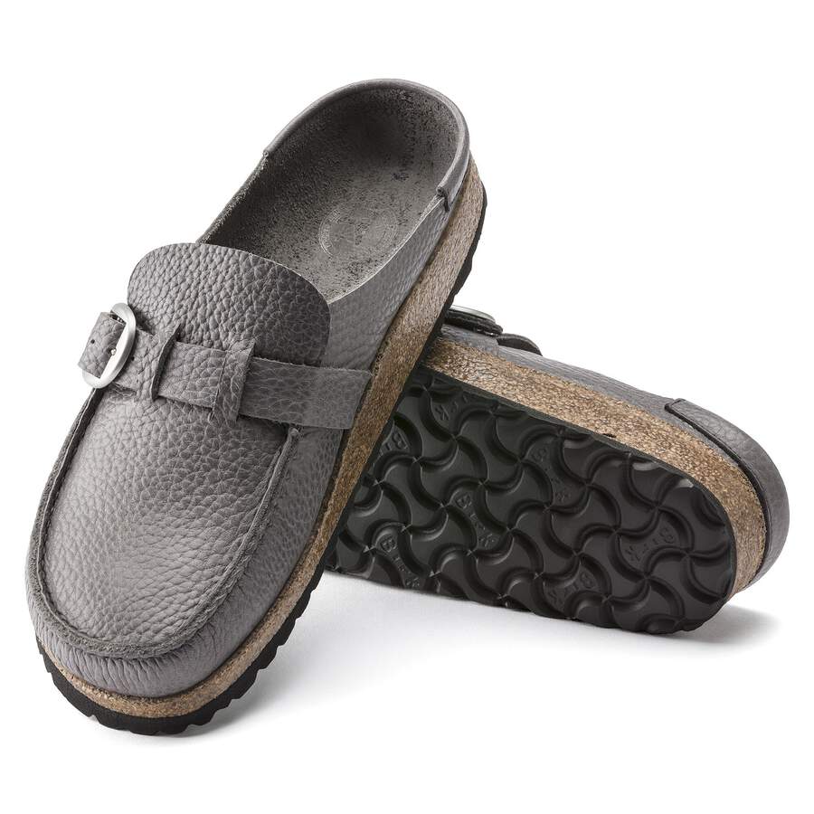 Buckley Natural Leather Coarsely - Gray