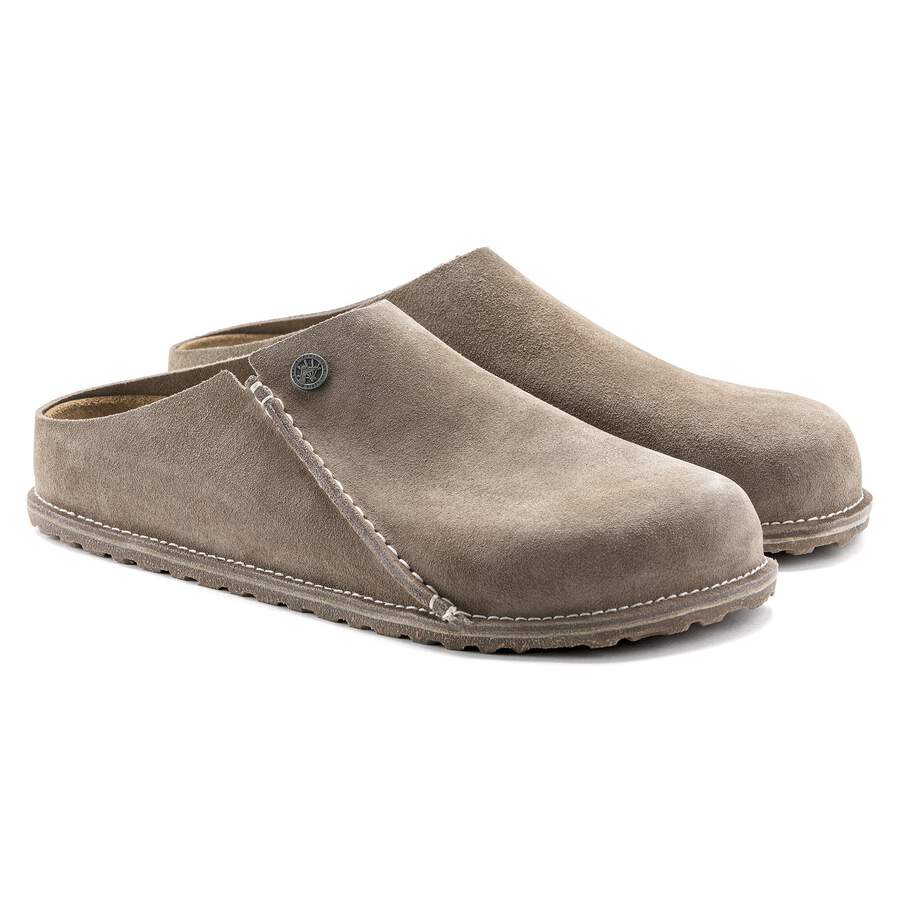 Zermatt Premium Suede Leather - Gray Taupe