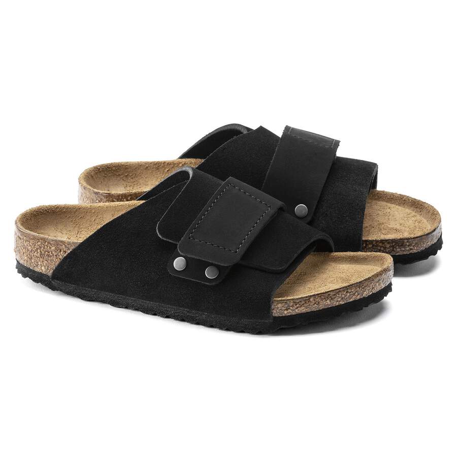 Kyoto Kids Suede Leather Nubuck - Black