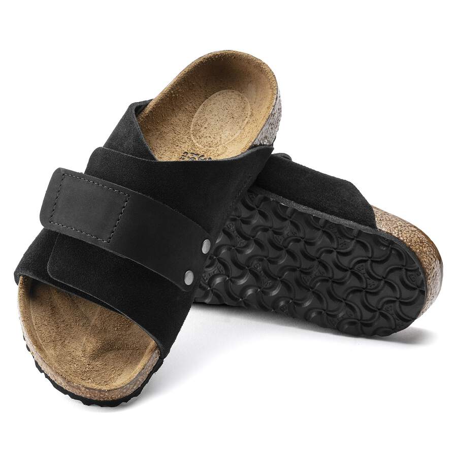 Kyoto Kids Suede Leather Nubuck - Black