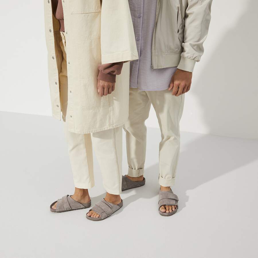 Kyoto Suede Leather - Gray Taupe