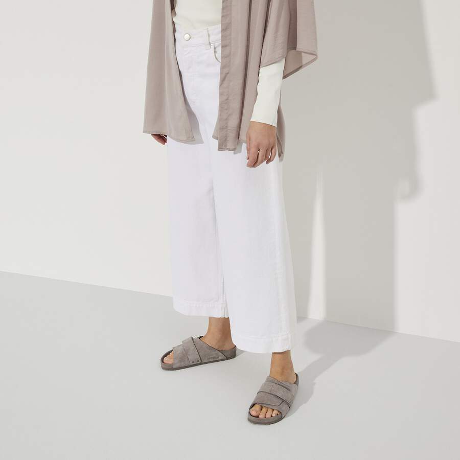 Kyoto Suede Leather - Gray Taupe