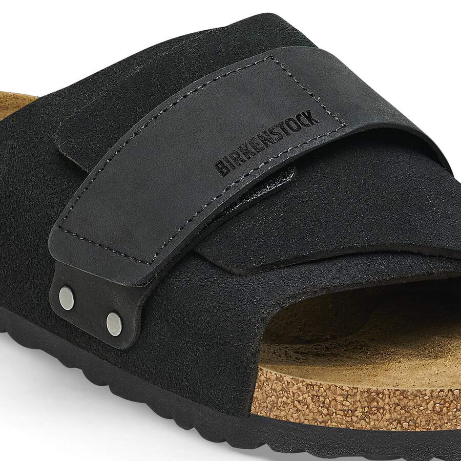 Kyoto Nubuck Leather/Suede - Black