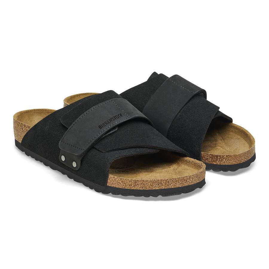 Kyoto Nubuck Leather/Suede - Black