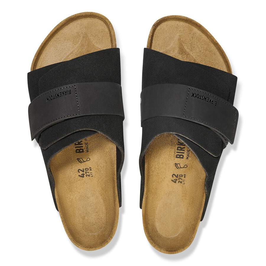 Kyoto Nubuck Leather/Suede - Black