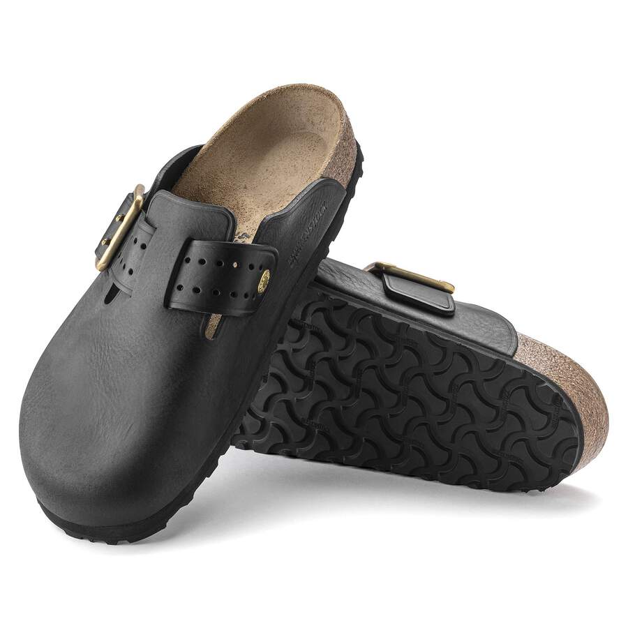 Boston Bold Natural Leather - Black