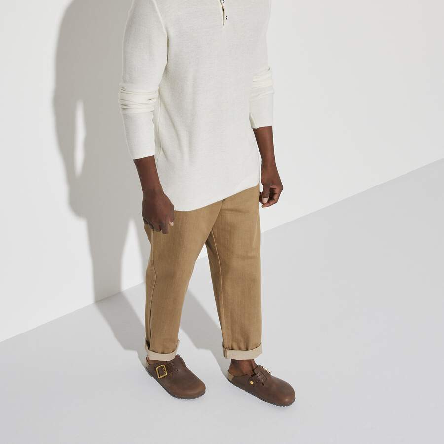 Boston Bold Natural Leather - Roast