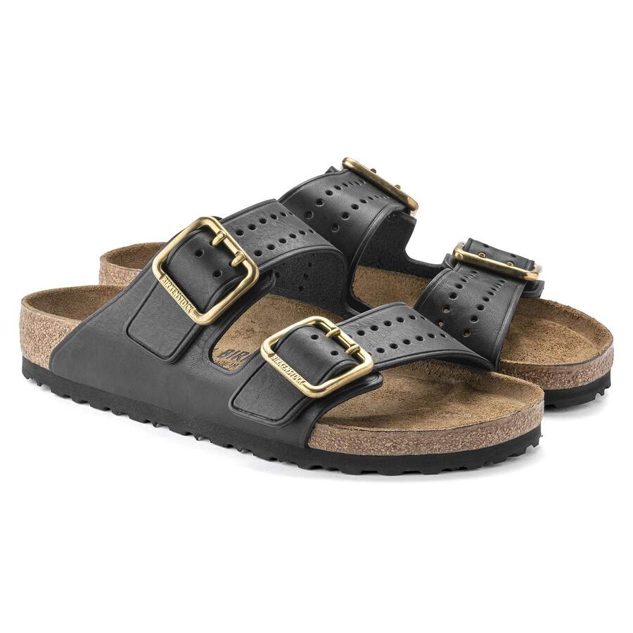 Arizona Bold Natural Leather - Black