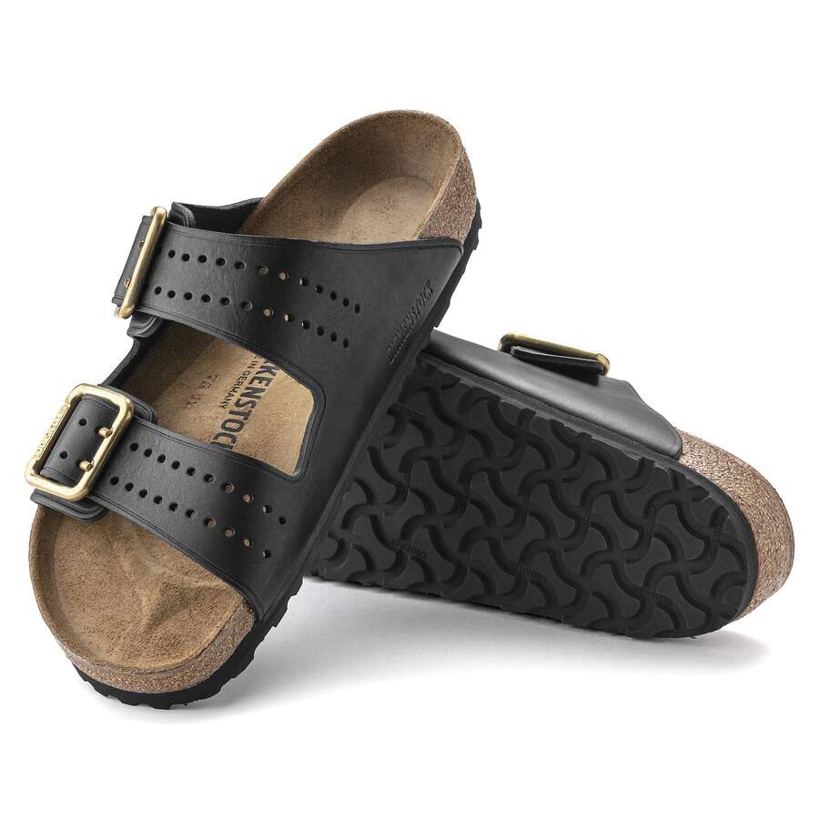 Arizona Bold Natural Leather - Black