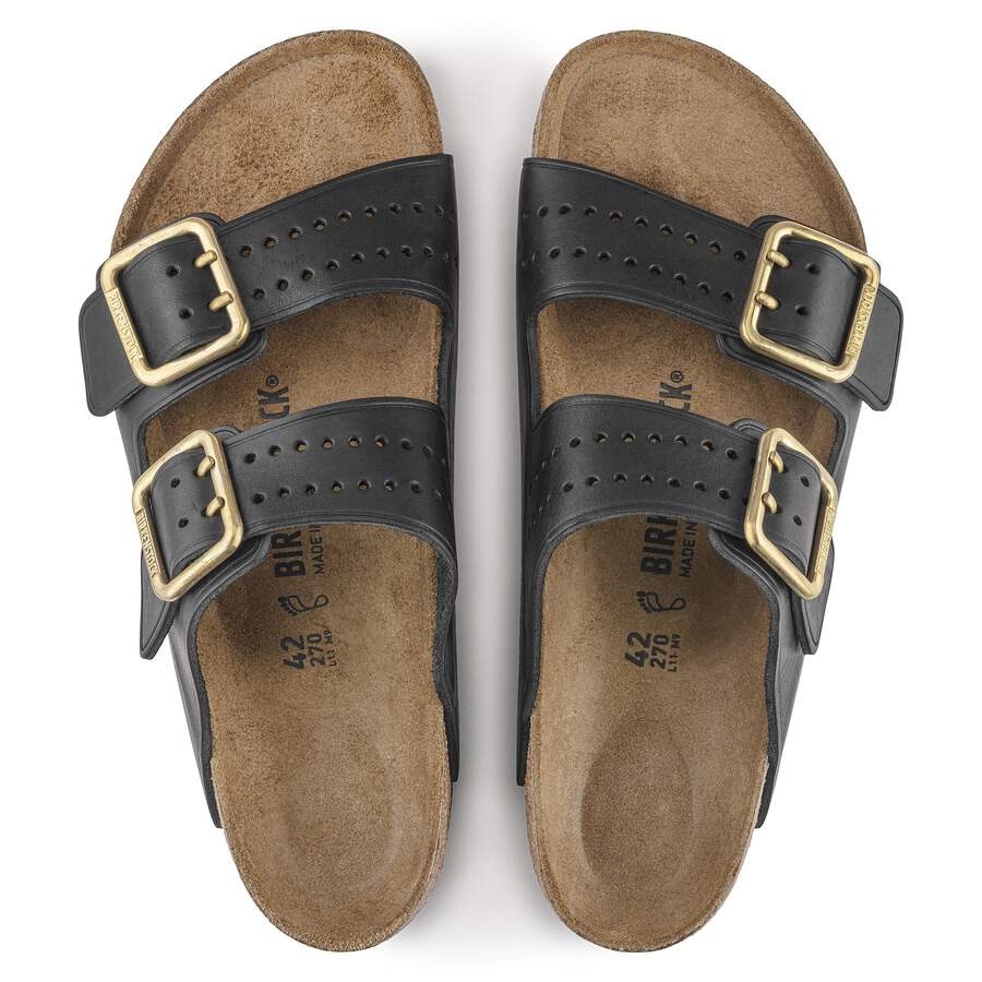 Arizona Bold Natural Leather - Black