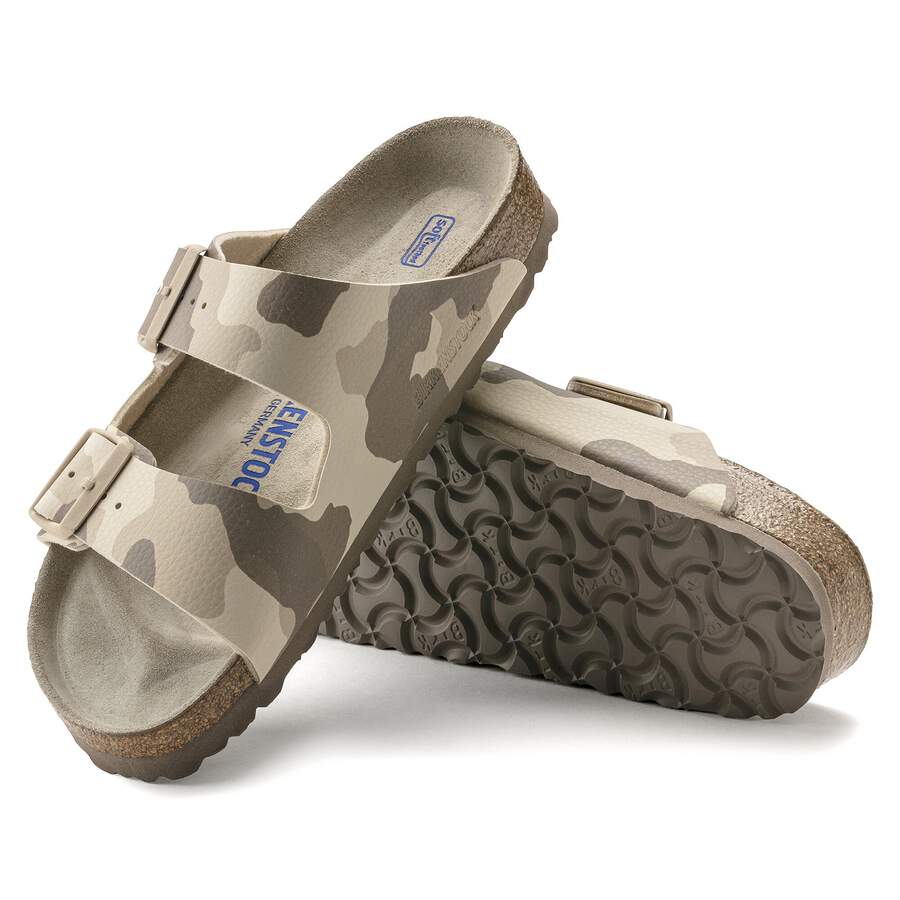 Arizona Soft Footbed Birko-Flor - Desert Soil Gray/Taupe