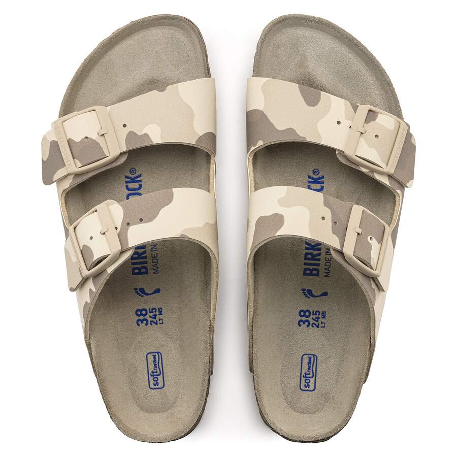 Arizona Soft Footbed Birko-Flor - Desert Soil Gray/Taupe