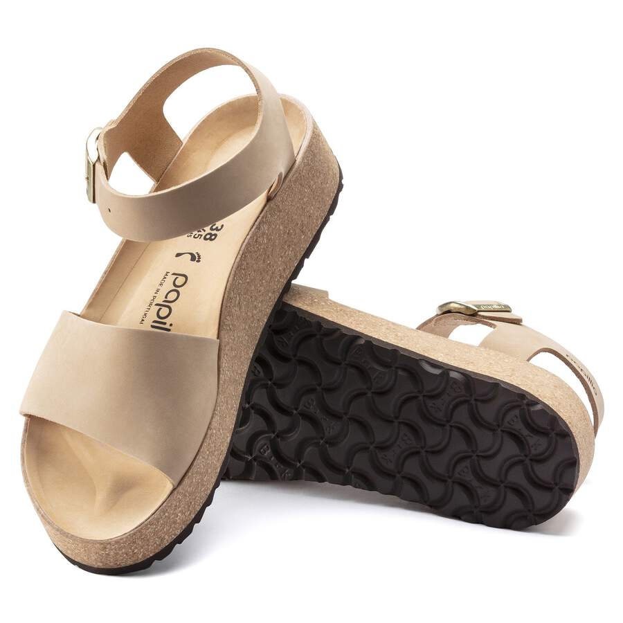 Glenda Nubuck Leather - Sandcastle