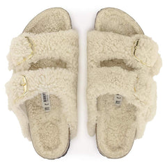 Arizona Big Buckle Fur - Teddy Eggshell