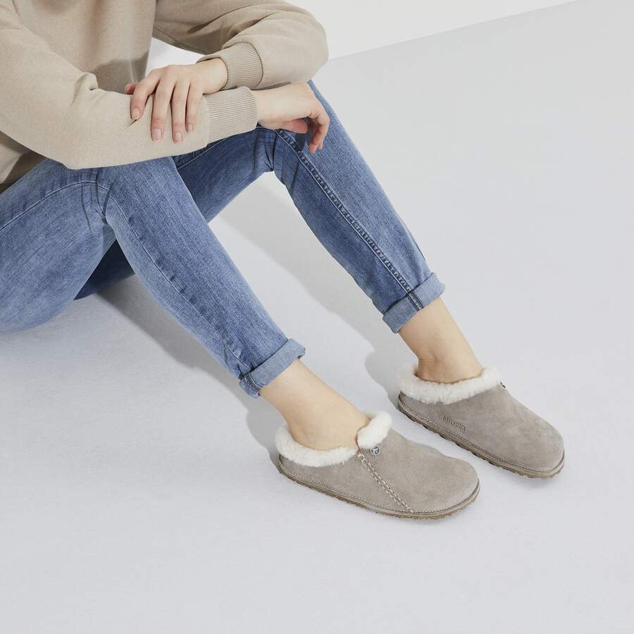 Zermatt Premium Suede Leather - Stone Coin