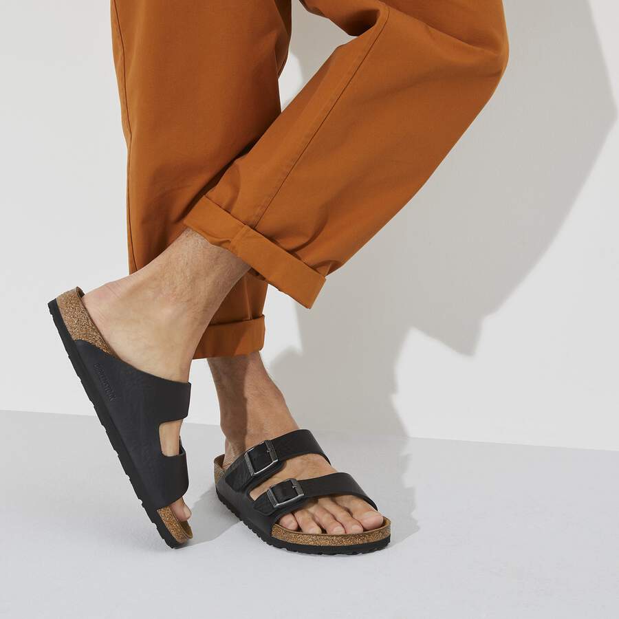 Arizona Grip Natural Leather - Vintage Wood Black