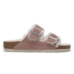 Arizona Shearling Suede Leather - Pink Clay