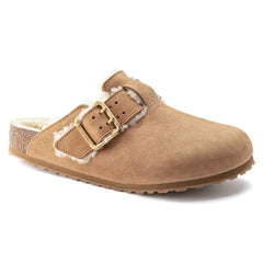 Boston Bold Shearling Natural Leather - Cognac