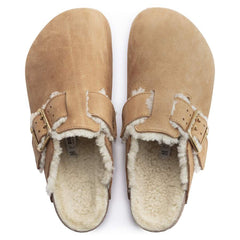 Boston Bold Shearling Natural Leather - Cognac