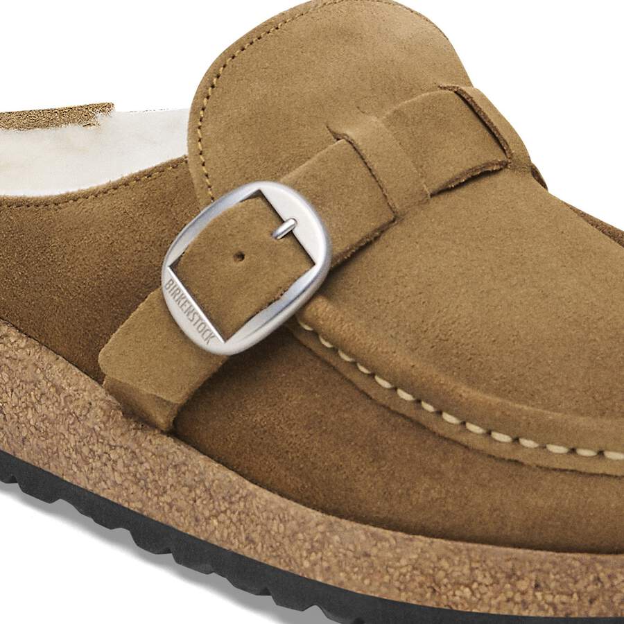 Buckley Shearling Suede Leather - Dark Tea