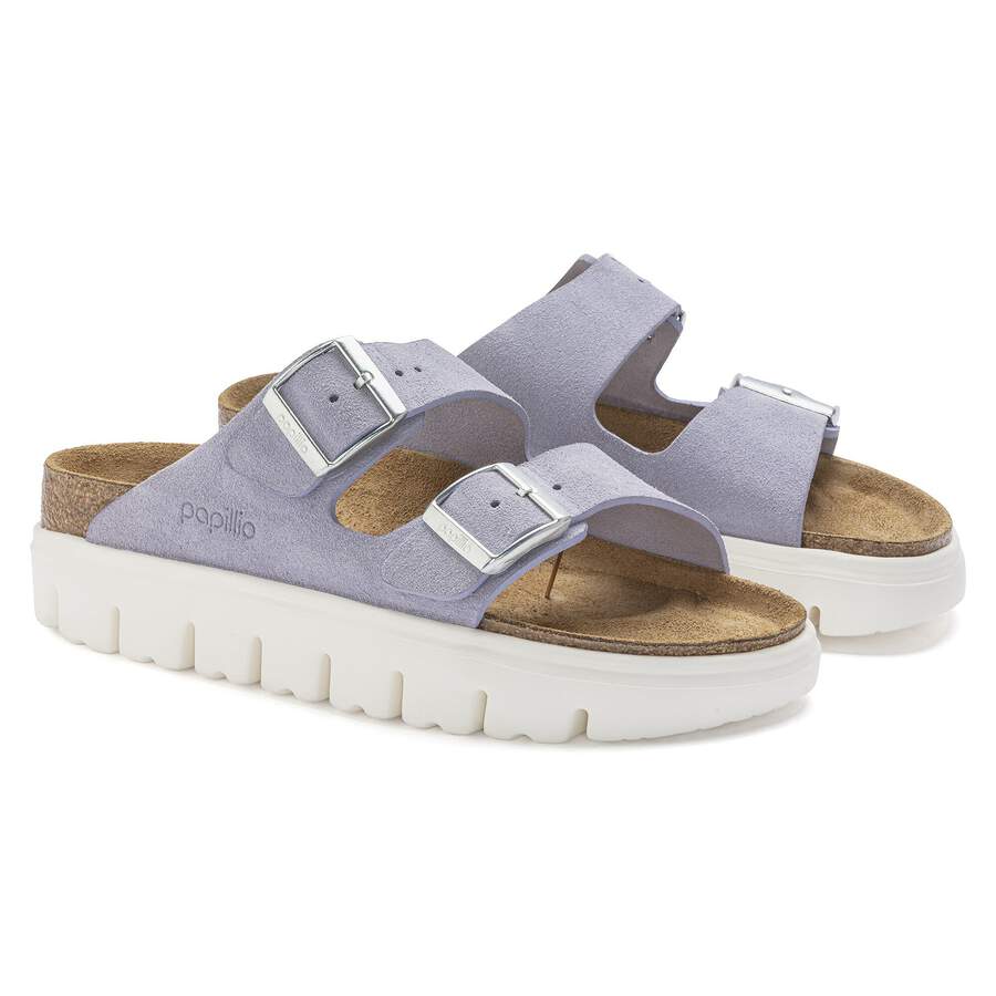 Arizona Chunky Suede Leather - Purple Fog